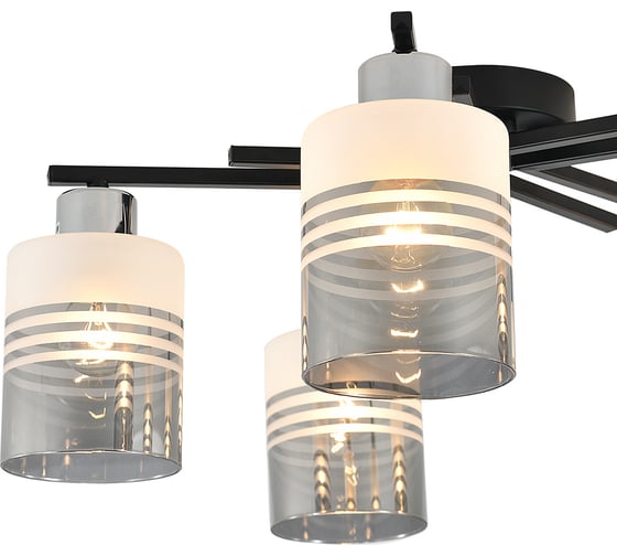 Люстра потолочная ESCADA 27x60W Black/Chrome 1132/5P