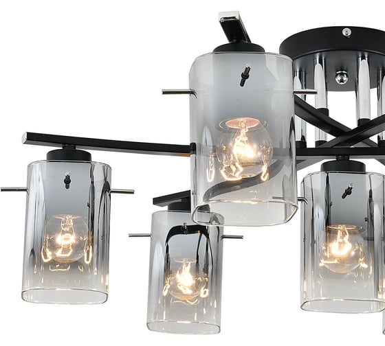 Люстра потолочная ESCADA E27x40W Black 1101/7P 1101/7P Black