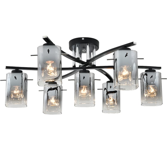 Люстра потолочная ESCADA E27x40W Black 1101/7P 1101/7P Black