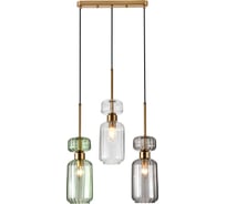 Подвесной светильник ESCADA E14x60W Clear/Green/Smoke 1141/3S 1141/3S CL/GN/SM