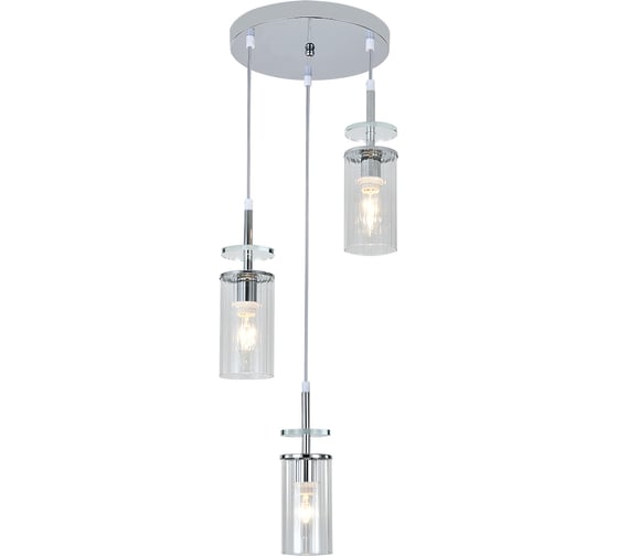 Подвесной светильник ESCADA Е14x40W Chrome 10191/3S 10191/3 Chrome