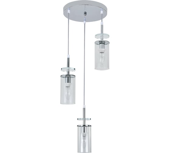Подвесной светильник ESCADA Е14x40W Chrome 10191/3S 10191/3 Chrome