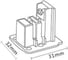 Заглушка Italline WSO 35B black 4