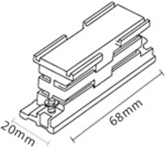 Соединитель линейный внутренний Italline WSO 34B black