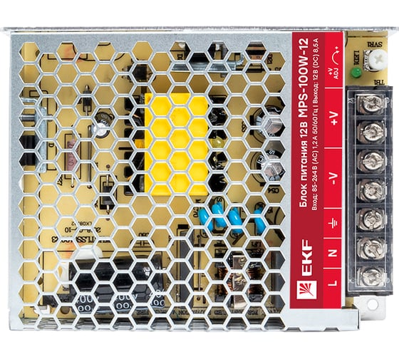 Блок питания EKF 12В Proxima mps-100w-12