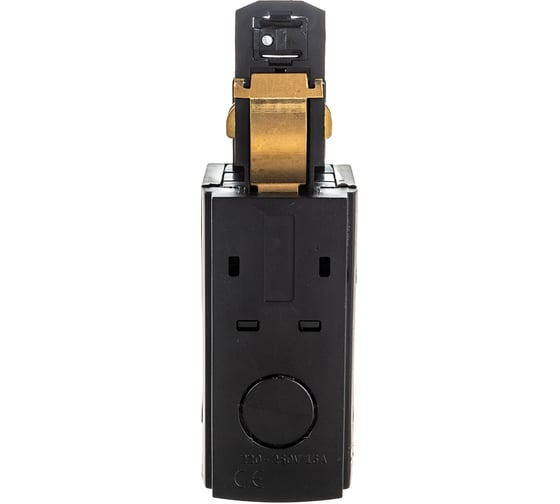 Левый трехфазный токоподвод для шинопровода FERON PRO-0431 черный 41072