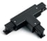 Коннектор левый FERON PRO-0436 L1, черный, T-соединение 41085 1