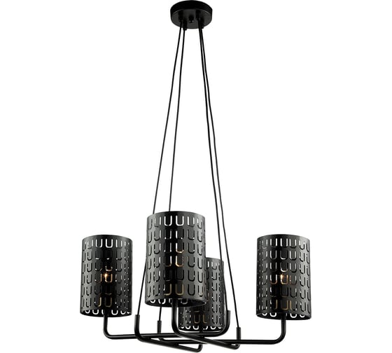 Подвесная люстра Lumien Hall ТЕЙЛ 4002/4P-BK-GR 1