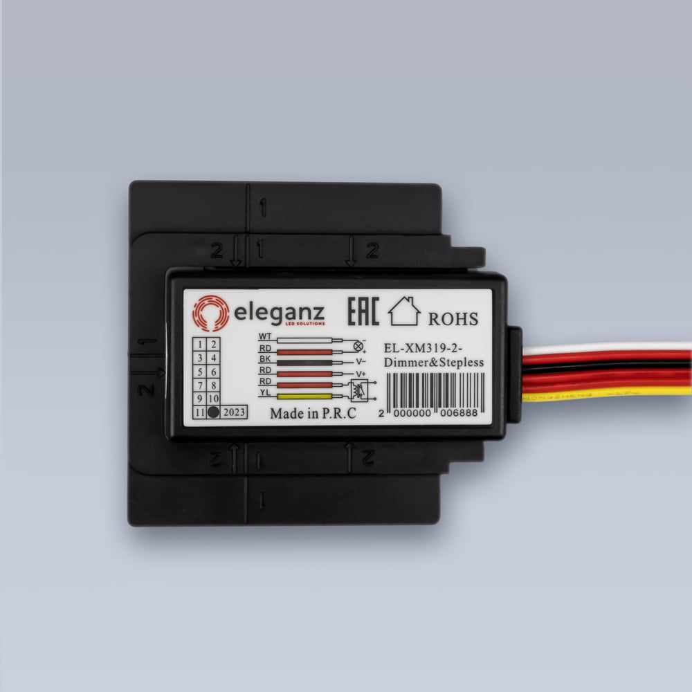 Clock Module Xm319 Двойной диммируемый сенсорный выключатель ELEGANZ 12/24V с плавным ...