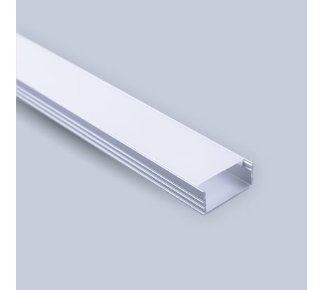 Накладной алюминиевый профиль ELEGANZ 16x7 мм с рассеивателем, м 25331