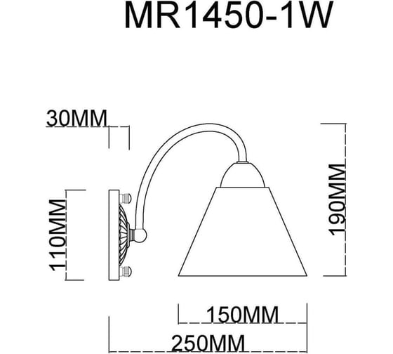 Бра MyFar Anna MR1450-1W