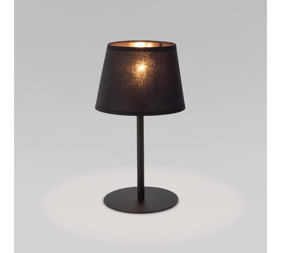 Настольный светильник TK Lighting с тканевым абажуром 2936 Maja Black черный a059605