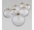 Подвесной светильник TK Lighting со стеклянными плафонами 4608 Cadix Gold золото a065190 3
