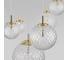 Подвесной светильник TK Lighting со стеклянными плафонами 4608 Cadix Gold золото a065190 4
