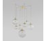Подвесной светильник TK Lighting со стеклянными плафонами 4608 Cadix Gold золото a065190 5