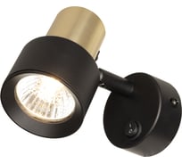 Спот поворотный с выключателем Citilux SAT Чёрный+Золото CL505611
