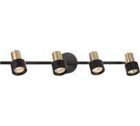 Спот поворотный с выключателем Citilux SAT Чёрный+Золото CL505641