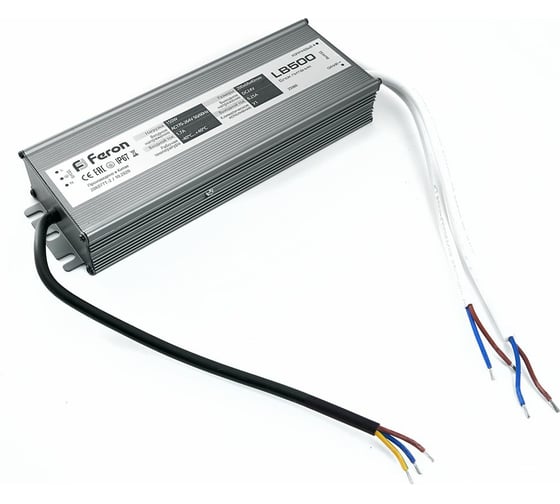 Трансформатор FERON LB500 DC24V, 150W, IP67 25989