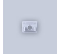 Заглушка проходная ELEGANZ для накладного профиля 16x12 мм, 10шт 25098