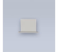 Заглушка глухая ELEGANZ для накладного профиля 28x7 мм, 10шт 25998