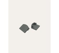 Заглушка глухая ELEGANZ для накладного профиля 16x12 мм, 10шт 25094