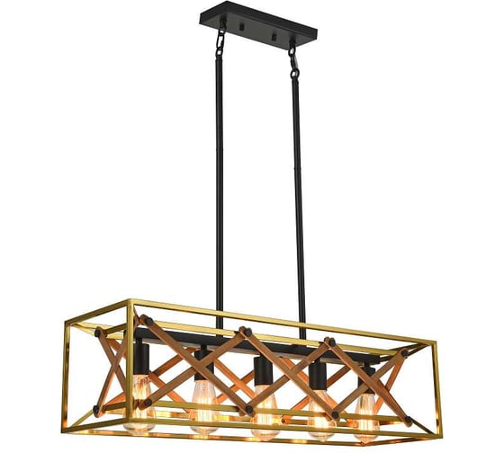 Светильник INDIGO 10002/5R Black V000066 1