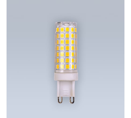Светодиодная лампа ELEGANZ G9 9W нейтральная 4500К 220V (Д16*В63мм), 1шт 1309