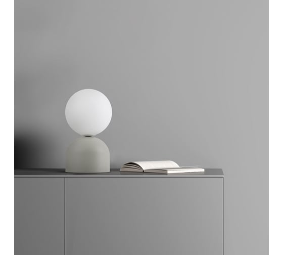 Настольный светильник TK Lighting со стеклянным плафоном 16038 Miki белый a068385
