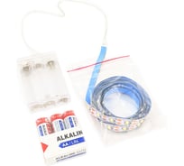 Комплект светодиодной ленты URM, SMD 2835, 60 LED, 4,8 Вт, 8-10 лм, 3М с блоком батареек L10013
