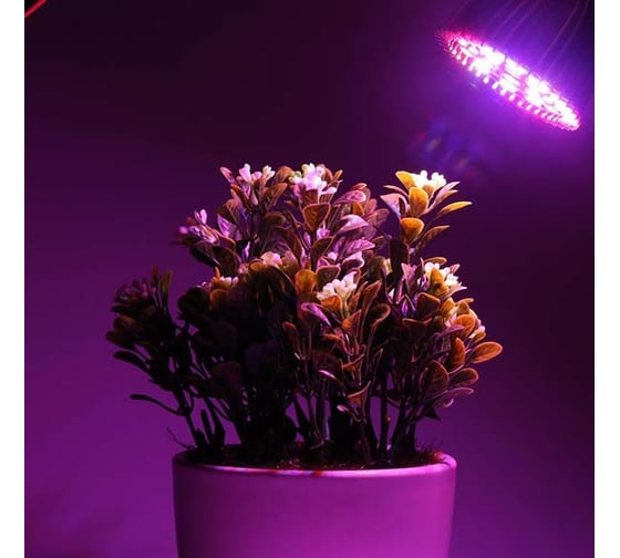 Фитолампа URMFITO-R-28, Е27, 26 LED, 220 В, 6 Вт, IP22 F10012