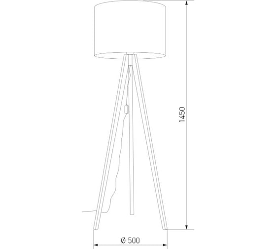 Напольный светильник TK Lighting с тканевым абажуром 16021 Grand бежевый a068363