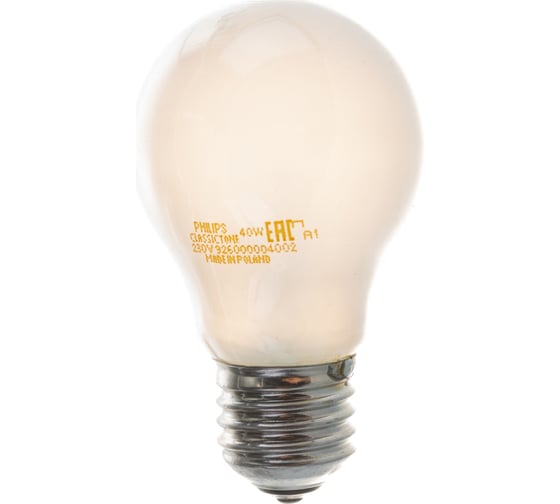 Лампа накаливания PHILIPS Stan 40Вт E27 230В A55 FR 1CT/12X10 926000004002
