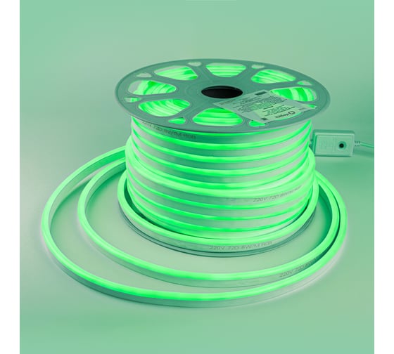 Неон ELEGANZ 220В 8 Вт/м RGB IP65 LUX Светодиодная лента 9*18мм 5050 72 диодов 50м бухта, EL-NS-8RGB