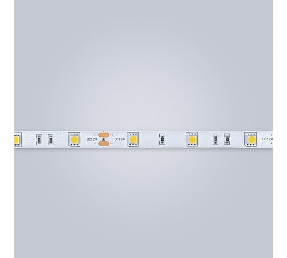 Светодиодная лента ELEGANZ LUX 5050 30 LED (7.2W/M) 12V тёплая 3000К IP20, 5м EL-LS-7WW
