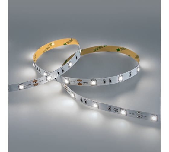 Светодиодная лента ELEGANZ LUX 5050 30 LED (7.2W/M) 12V холодная 6000К IP20, 5м EL-LS-7W