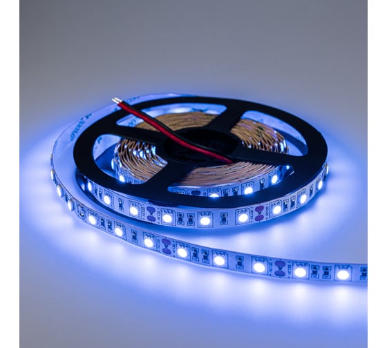 Светодиодная лента ELEGANZ LUX 5050 60 LED (14.4W/M) 12V СИНЯЯ IP20, 5м EL-LS-14B