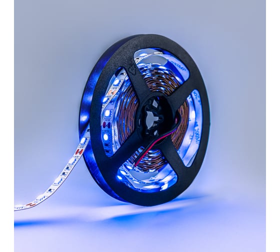 Светодиодная лента ELEGANZ LUX 5050 60 LED (14.4W/M) 12V СИНЯЯ IP20, 5м EL-LS-14B