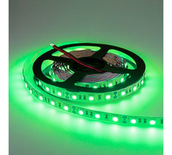 Светодиодная лента ELEGANZ LUX 5050 60 LED (14.4W/M) 12V ЗЕЛЕНАЯ IP20, 5м EL-LS-14G