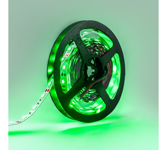 Светодиодная лента ELEGANZ LUX 5050 60 LED (14.4W/M) 12V ЗЕЛЕНАЯ IP20, 5м EL-LS-14G