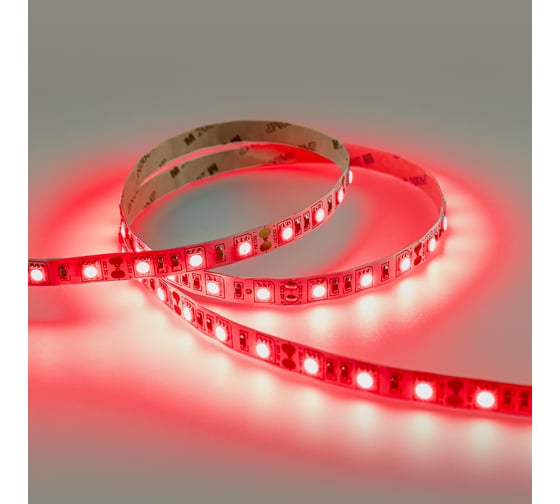 Светодиодная лента ELEGANZ LUX 5050 60 LED (14.4W/M) 12V КРАСНАЯ IP20, 5м EL-LS-14R