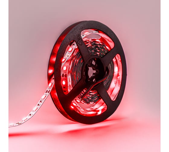 Светодиодная лента ELEGANZ LUX 5050 60 LED (14.4W/M) 12V КРАСНАЯ IP20, 5м EL-LS-14R