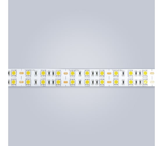 Светодиодная лента ELEGANZ LUX 5050 120 LED (28.8W/M) 12V холодная 6000К IP20 двухрядная, 5м EL-LS-28W
