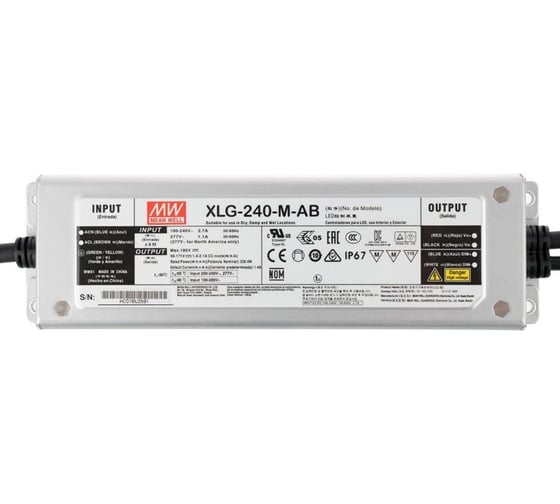 Источник питания Mean Well AC/DC XLG-240-M-AB Т03403288