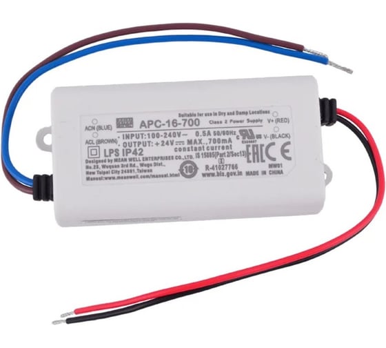 Источник питания Mean Well AC/DC APC-16-700 Т00315870