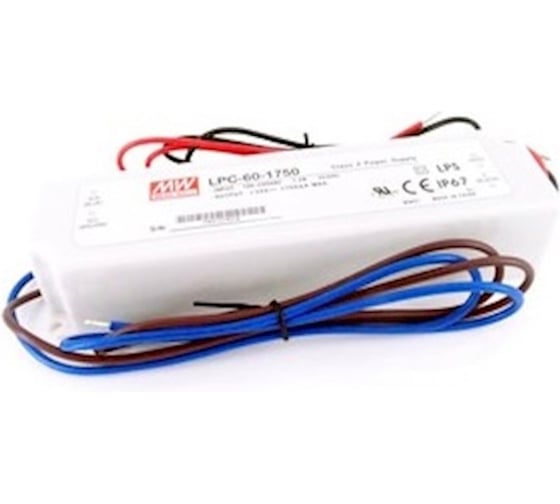 Источник питания Mean Well AC/DC LPC-60-1750 Т00285482 1