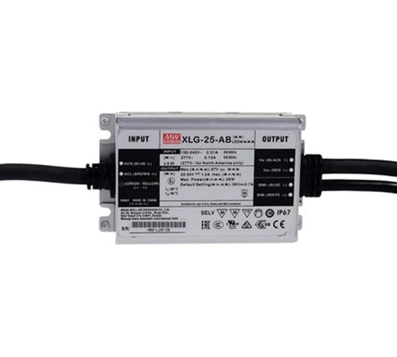 LED-драйвер Mean Well XLG-25-AB AC-DC 25Вт Т03237915