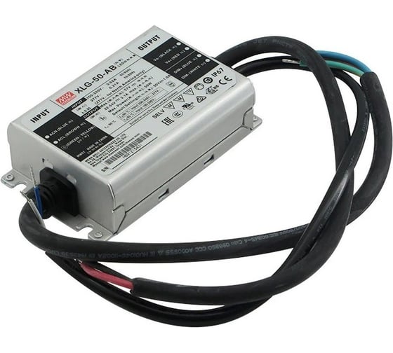 LED-драйвер Mean Well XLG-50-AB AC-DC 50Вт Т03237919