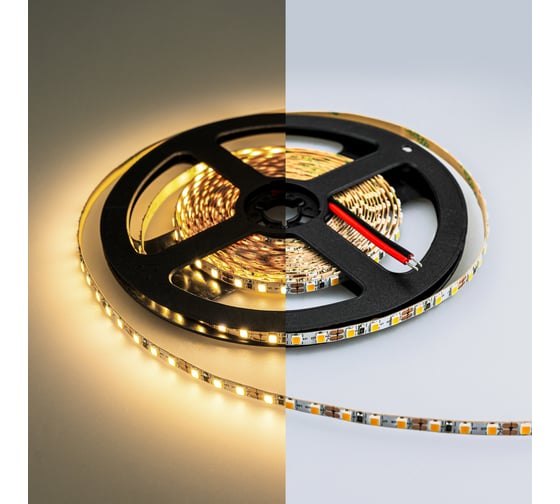 Светодиодная лента ELEGANZ LUX 2835 120 LED, Ш=5мм (9.6W/M) 12V теплая 3000К IP20, 5м EL-LS5M-96WW