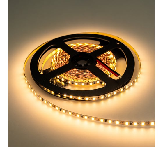 Светодиодная лента ELEGANZ LUX 2835 120 LED, Ш=5мм (9.6W/M) 12V теплая 3000К IP20, 5м EL-LS5M-96WW