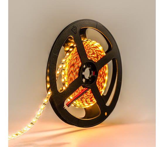 Светодиодная лента ELEGANZ LUX 2835 120 LED, Ш=5мм (9.6W/M) 12V теплая 3000К IP20, 5м EL-LS5M-96WW